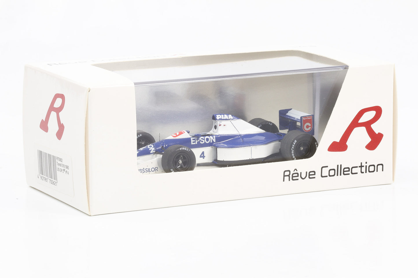 1:43 Spark Tyrrell 018 Jean Alesi #4 2nd US GP 1990 Formel 1