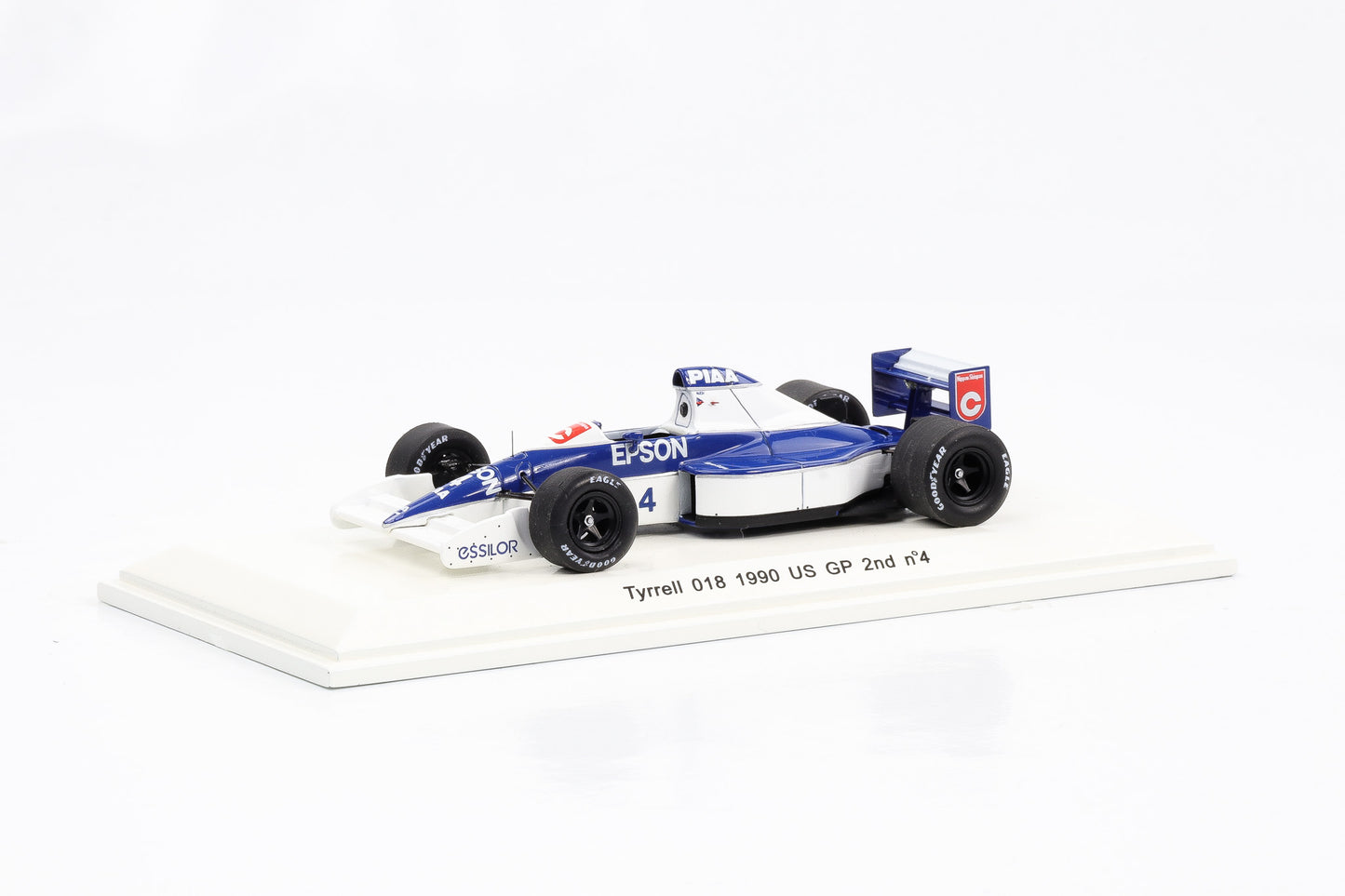 1:43 Spark Tyrrell 018 Jean Alesi #4 2nd US GP 1990 Formel 1