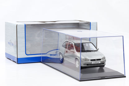 1:18 Opel Corsa B GSI 1993 silber mit Vitrine MCG18515 diecast