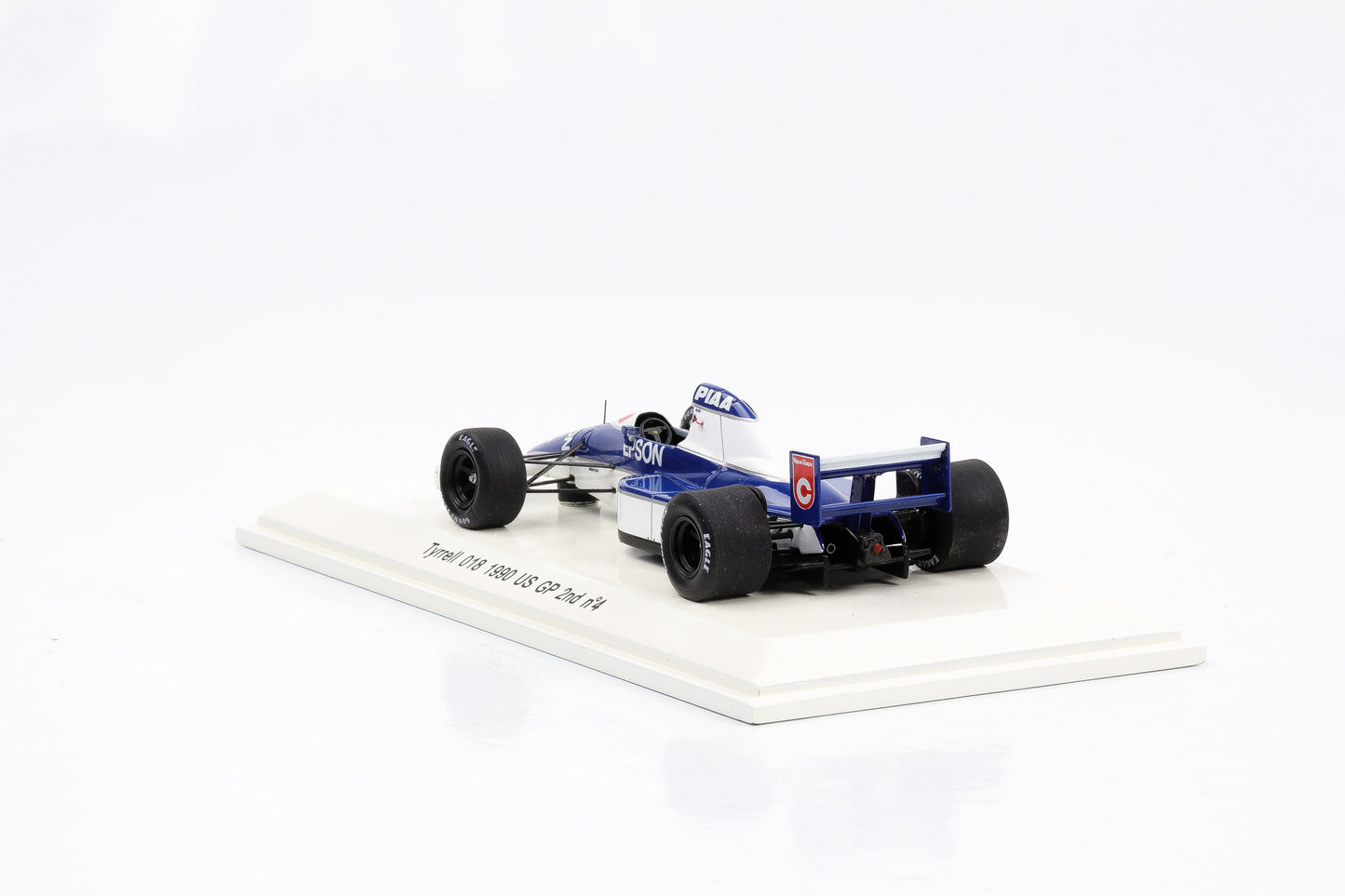 1:43 Spark Tyrrell 018 Jean Alesi #4 2nd US GP 1990 Formel 1