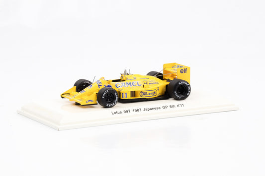 1:43 Spark Lotus 99T Satoru Nakajima #11 6th Japanese GP 1987 Formel 1