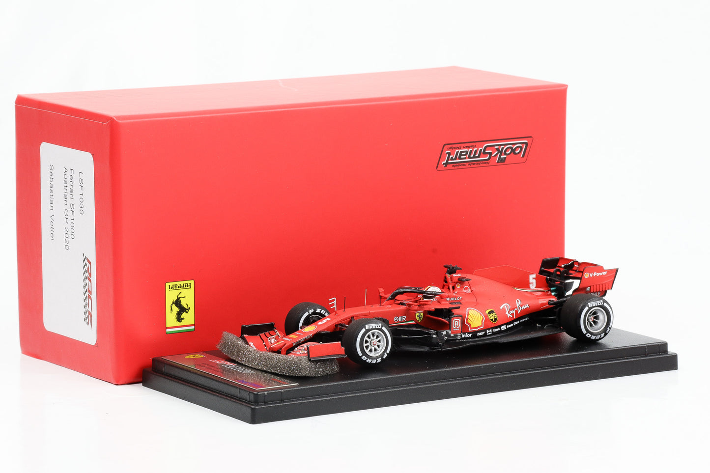 1:43 Looksmart Models Ferrari SF1000 Sebastian Vettel #5 Austrian GP 2020 Formula 1