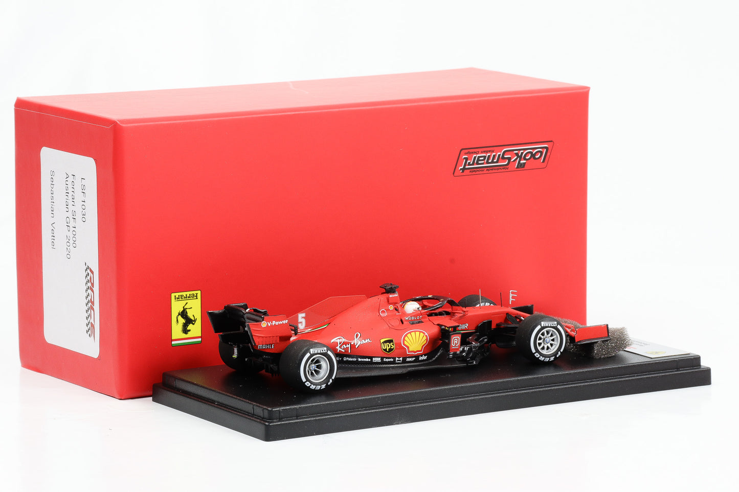 1:43 Looksmart Models Ferrari SF1000 Sebastian Vettel #5 Austrian GP 2020 Formula 1