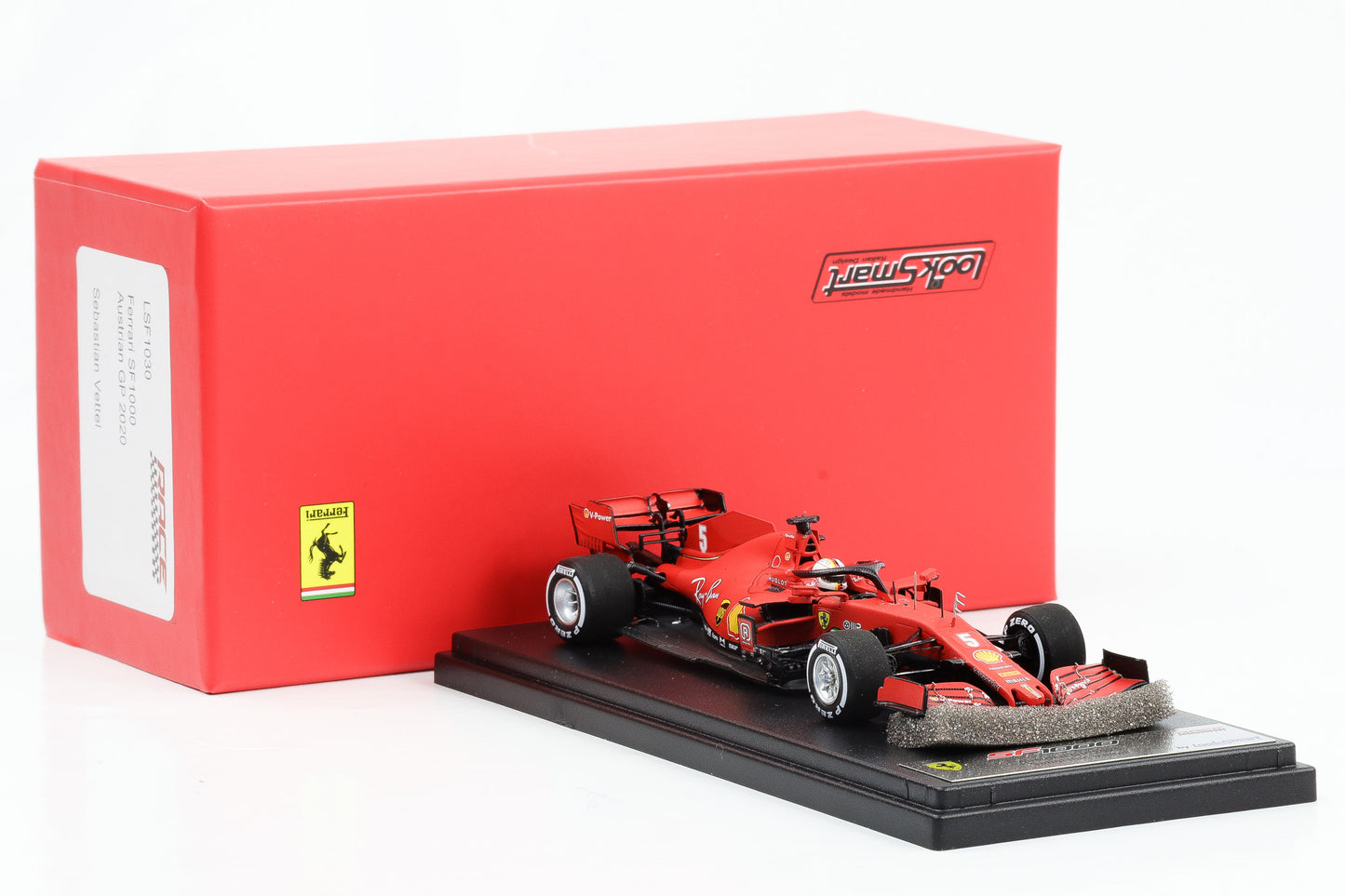 1:43 Looksmart Models Ferrari SF1000 Sebastian Vettel #5 Austrian GP 2020 Formula 1