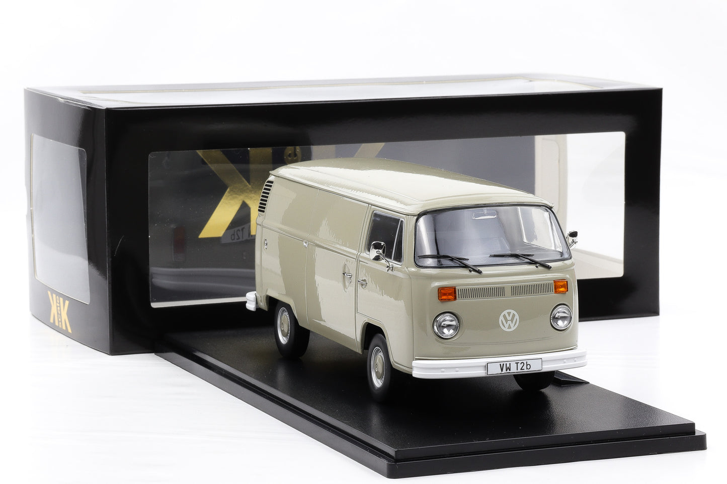 1:18 KK-Scale VW Volkswagen T2b Bus Kasten 1972 hellgrau KKDC181411
