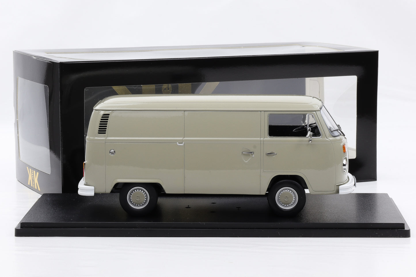 1:18 KK-Scale VW Volkswagen T2b Bus Kasten 1972 hellgrau KKDC181411