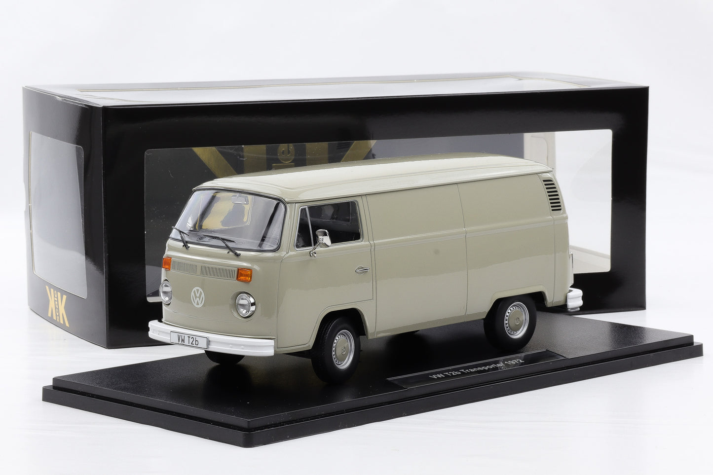 1:18 KK-Scale VW Volkswagen T2b Bus Kasten 1972 hellgrau KKDC181411