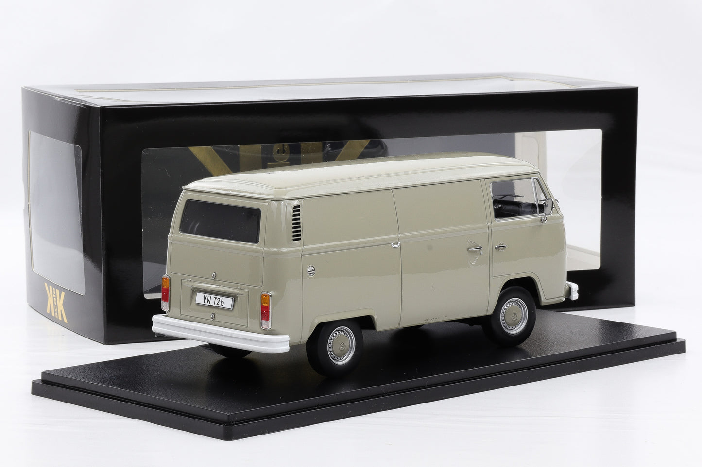 1:18 KK-Scale VW Volkswagen T2b Bus Kasten 1972 hellgrau KKDC181411