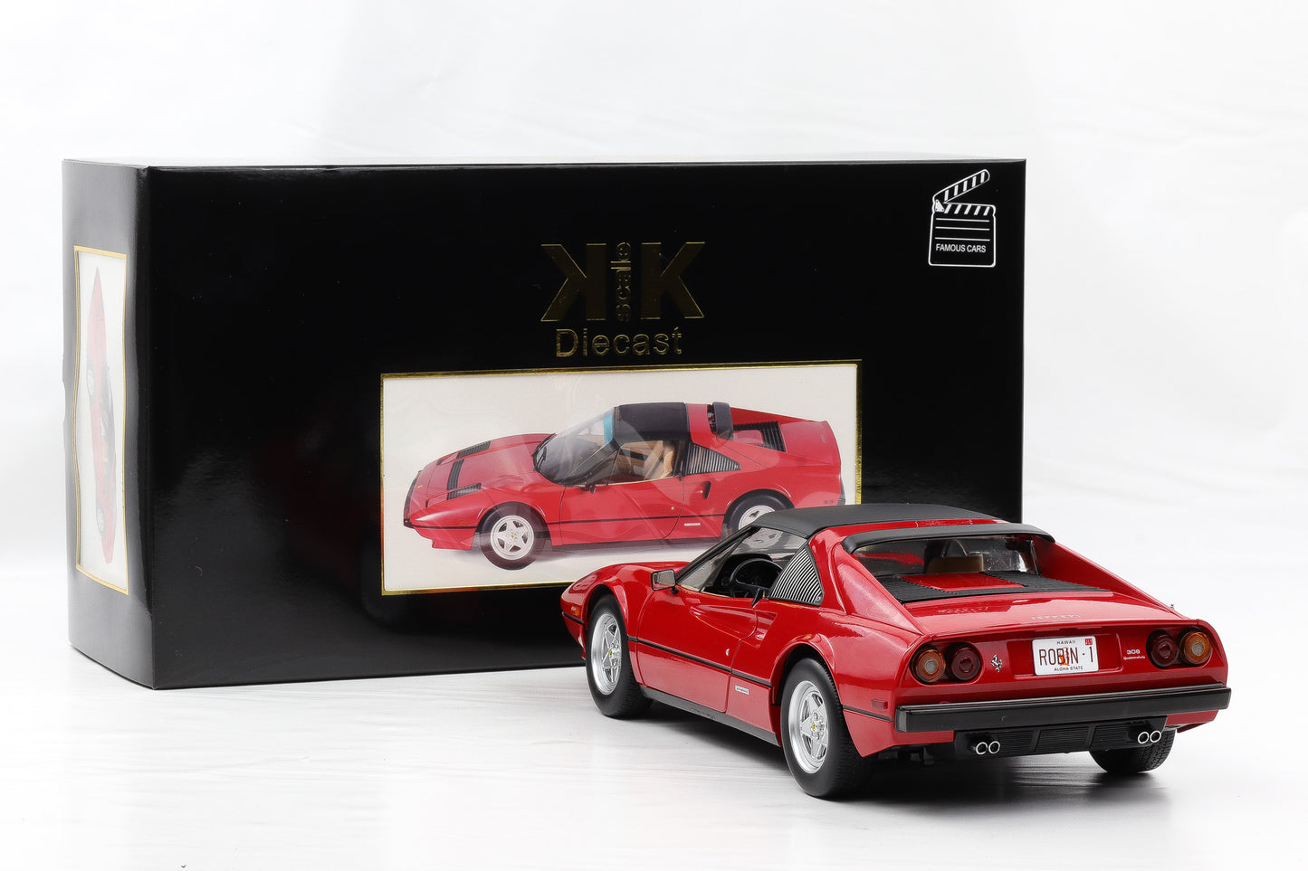 1:12 KK-Scale Ferrari 308 GTS QV US-Version 1982 TV-Serie Magnum rot / opening