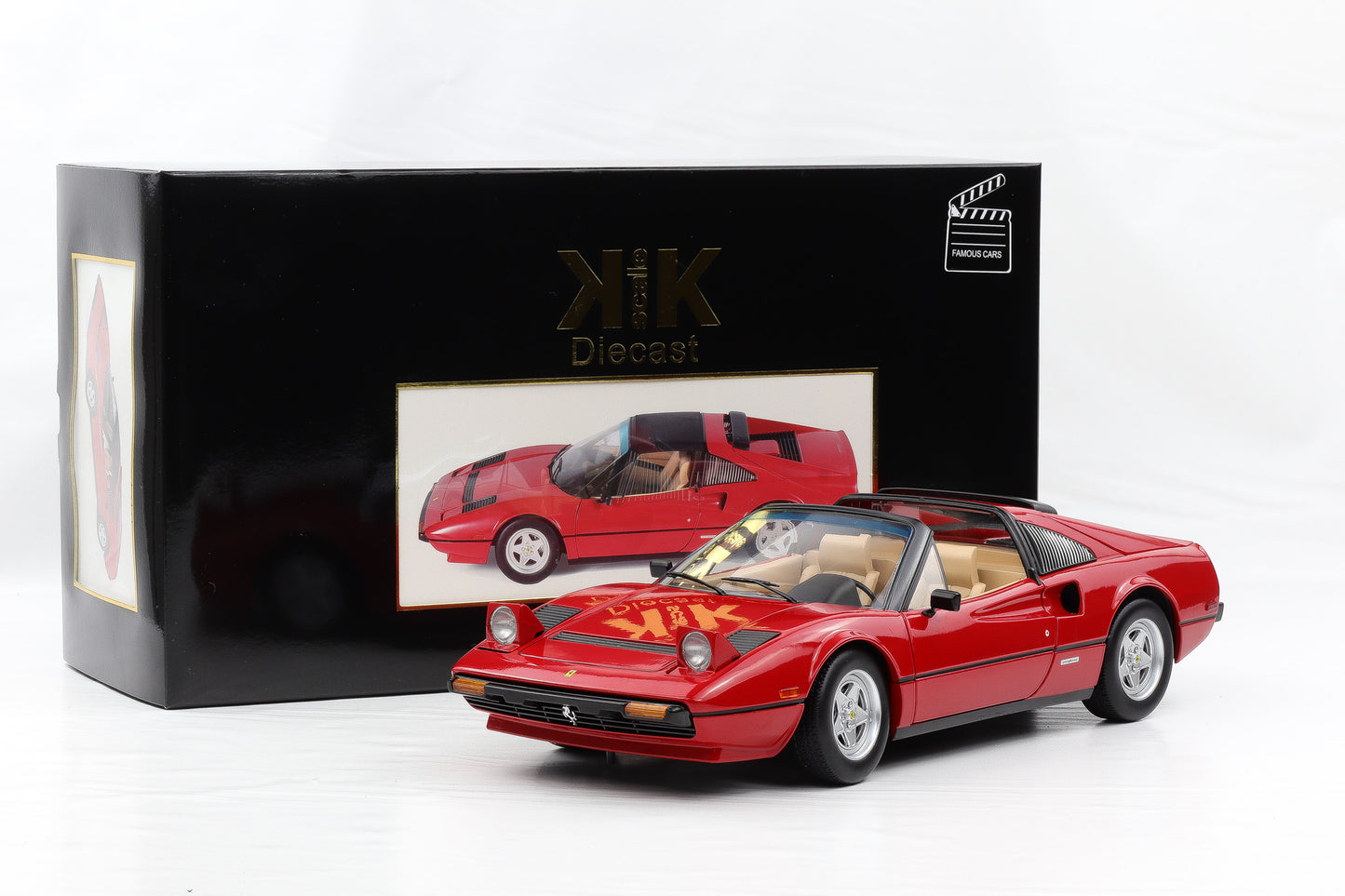 1:12 KK-Scale Ferrari 308 GTS QV US-Version 1982 TV-Serie Magnum rot / opening