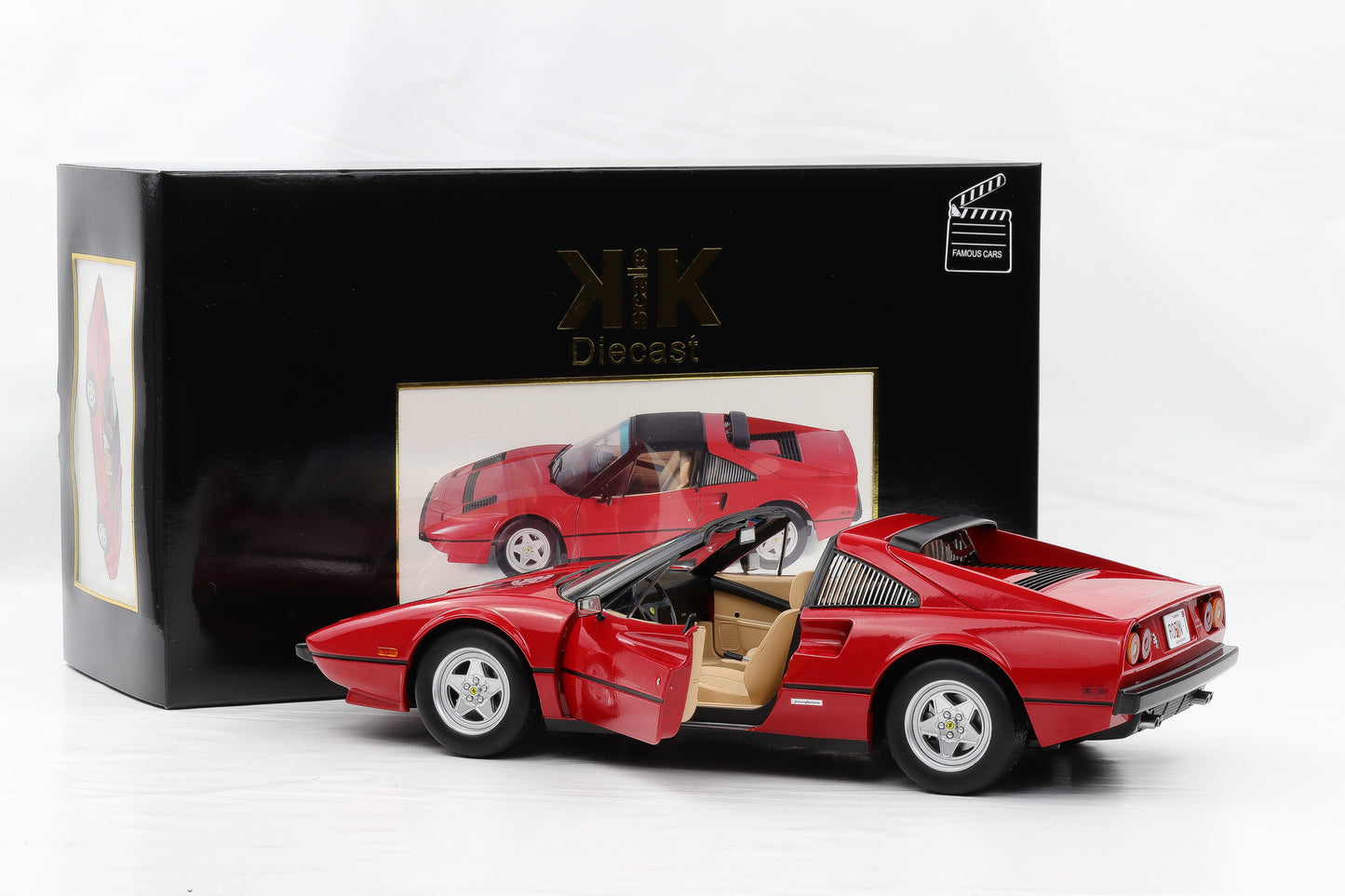 1:12 KK-Scale Ferrari 308 GTS QV US-Version 1982 TV-Serie Magnum rot / opening