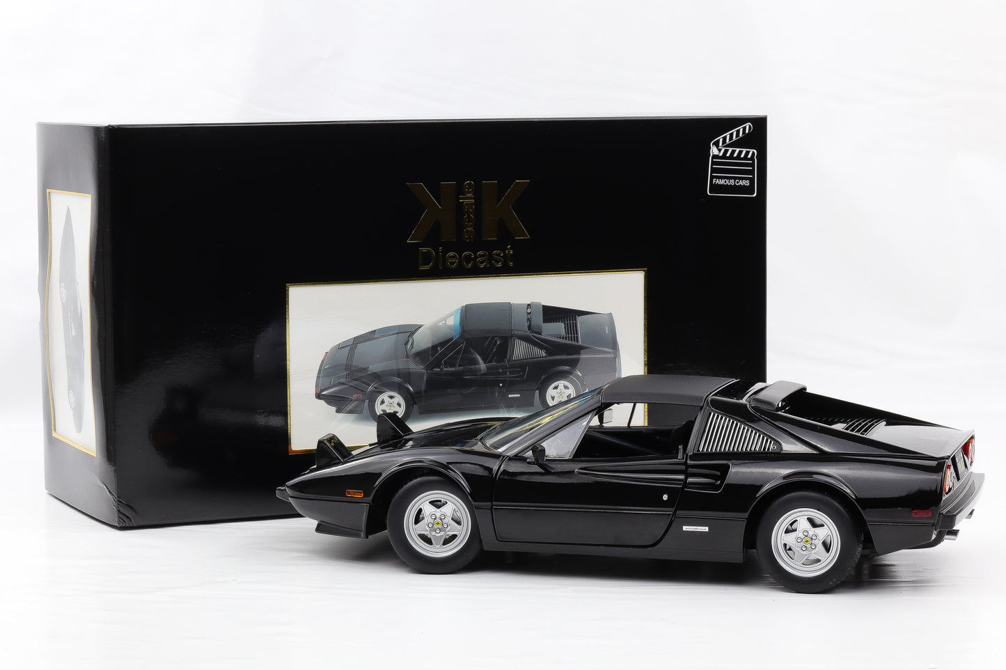 1:12 KK-Scale Ferrari 308 GTS QV US 1982 schwarz Movie "Against all Odds"