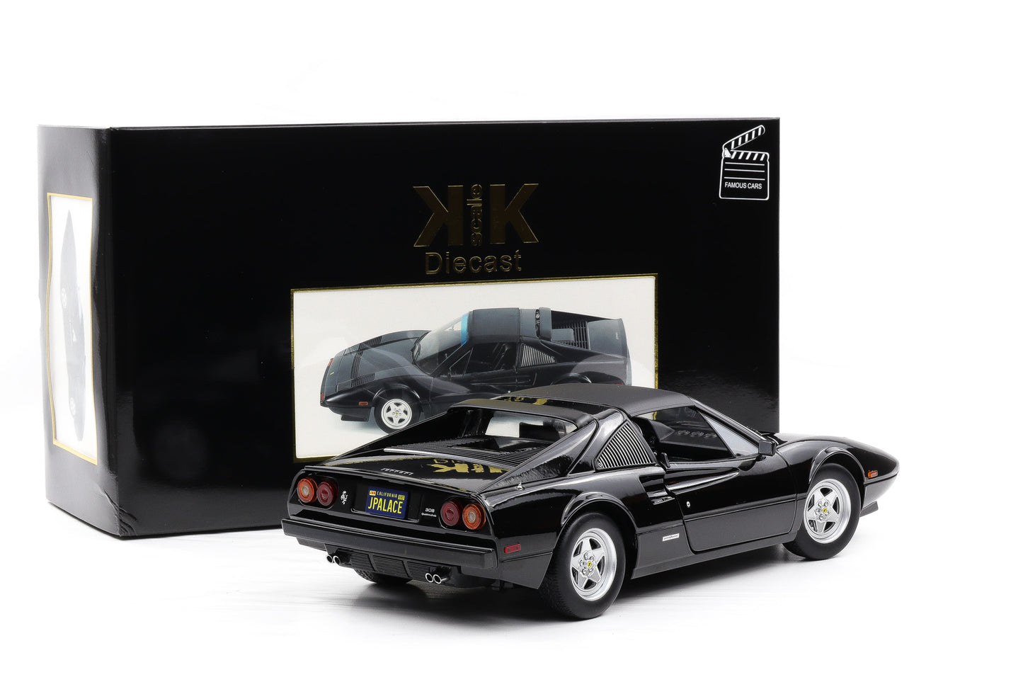 1:12 KK-Scale Ferrari 308 GTS QV US 1982 schwarz Movie "Against all Odds"