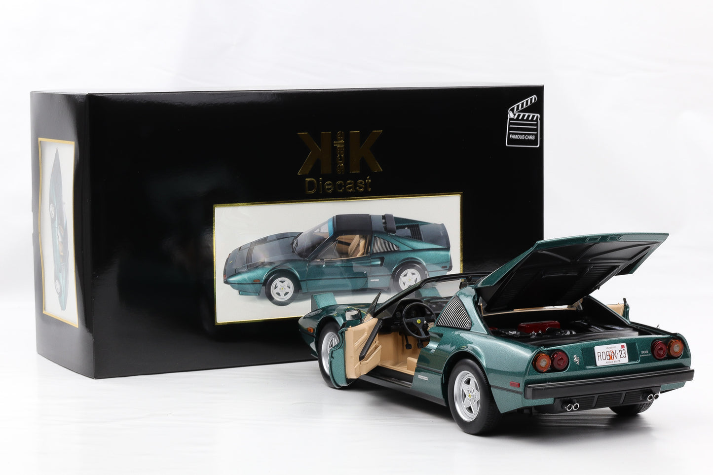 1:12 KK-Scale Ferrari 308 GTS QV US 1982 TV-Serie Magnum grün metallic Movie