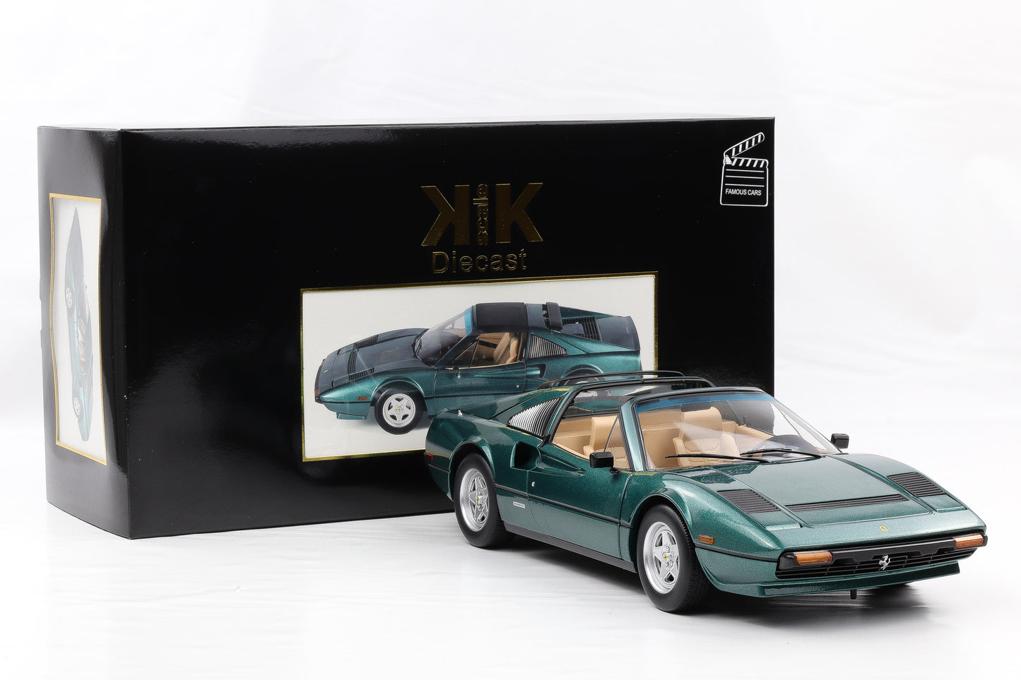 1:12 KK-Scale Ferrari 308 GTS QV US 1982 TV-Serie Magnum grün metallic Movie