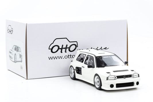 1:18 OTTOmobile VW Volkswagen VW Golf 3 III Khyzyl Saleem 2024 white OT1110