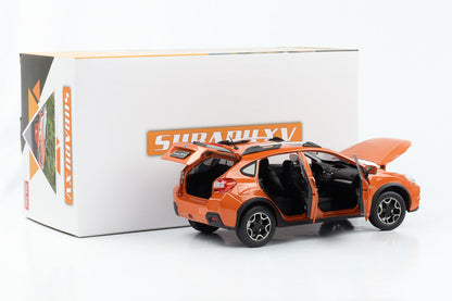 1:18 Subaru XV SUV full opening orange perl SunStar 5571 Dealerbox