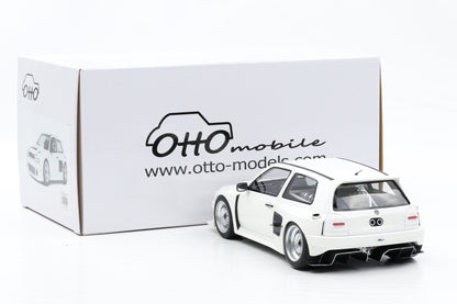 1:18 OTTOmobile VW Volkswagen Golf 3 III Khyzyl Saleem 2024 white + Vitrine