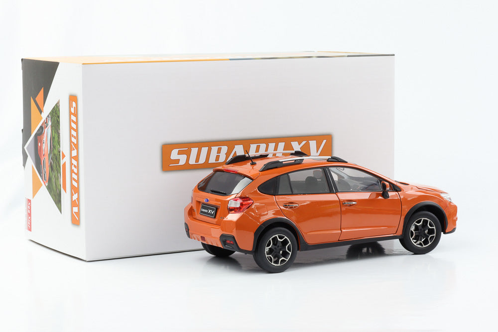 1:18 Subaru XV SUV full opening orange pearl SunStar 5571 diecast dealer box