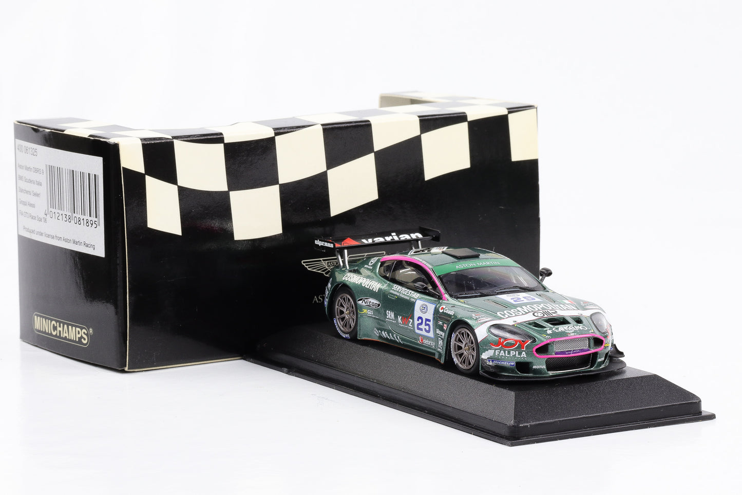 1:43 Minichamps Aston Martin DBRS9 FIA GT3 Race Spa-Francochamps 2006 Stancheris Alessi