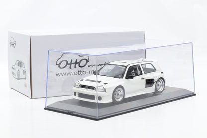 1:18 OTTOmobile VW Volkswagen Golf 3 III Khyzyl Saleem 2024 white + Vitrine