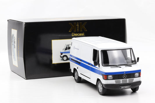 1:18 Mercedes-Benz 208 D Kastenwagen Transporter MB Service 1988 weiß KK-Scale