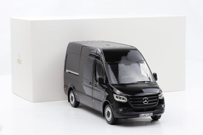 1:18 Norev Mercedes Benz Sprinter Bus Transporter 2018 schwarz 183041