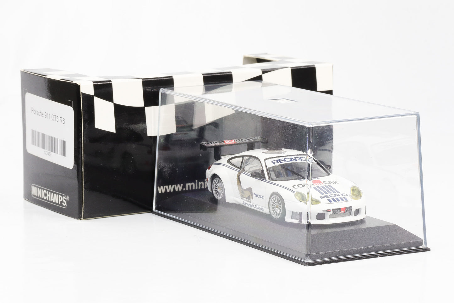 1:43 Minichamps Porsche 911 GT3 RS RECARO com for car Limited Edition