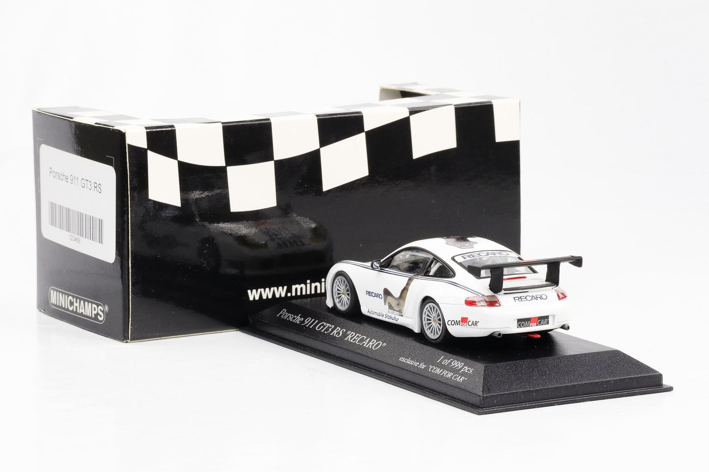 1:43 Minichamps Porsche 911 GT3 RS RECARO com for car Limited Edition