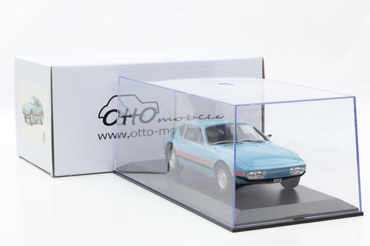 1:18 OTTOmobile VW SP2 Brasil 1972 Basiss VW 1600 (Typ 3) Sportcoupe + Vitrine