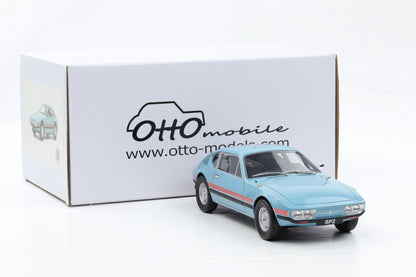 1:18 OTTOmobile VW SP2 Brasil 1972 Basiss VW 1600 (Typ 3) Sportcoupe + Vitrine