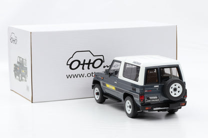 1:18 OTTOmobile Toyota Land Cruiser LJ 73 1987 grau OT437 + Vitrine