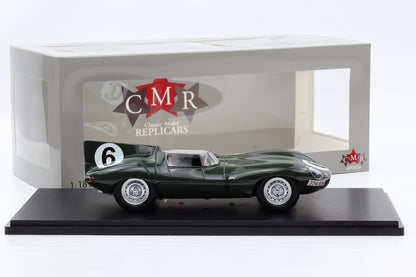 1:18 CMR Jaguar D-Type #6 Sieger 24h LeMans 1955 Hawthorn Bueb + Vitrine