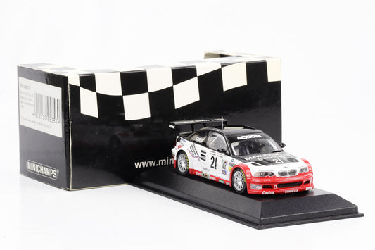 1:43 Minichamps BMW M3 GTR 24h Daytona 2004 Said Auberlen Marks Hand #21