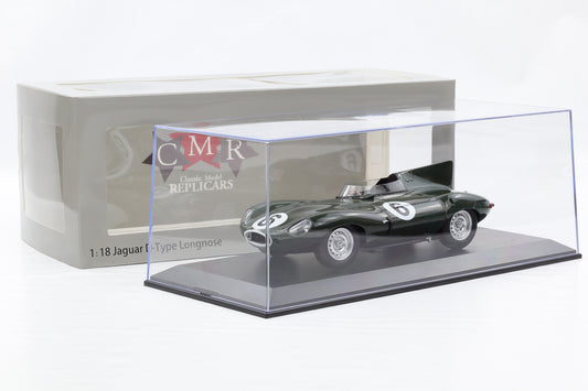 1:18 CMR Jaguar D-Type #6 Sieger 24h LeMans 1955 Hawthorn Bueb + Vitrine