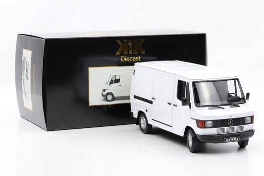 1:18 Mercedes-Benz 208 D Kastenwagen Transporter Kasten 1988 weiß KK-Scale