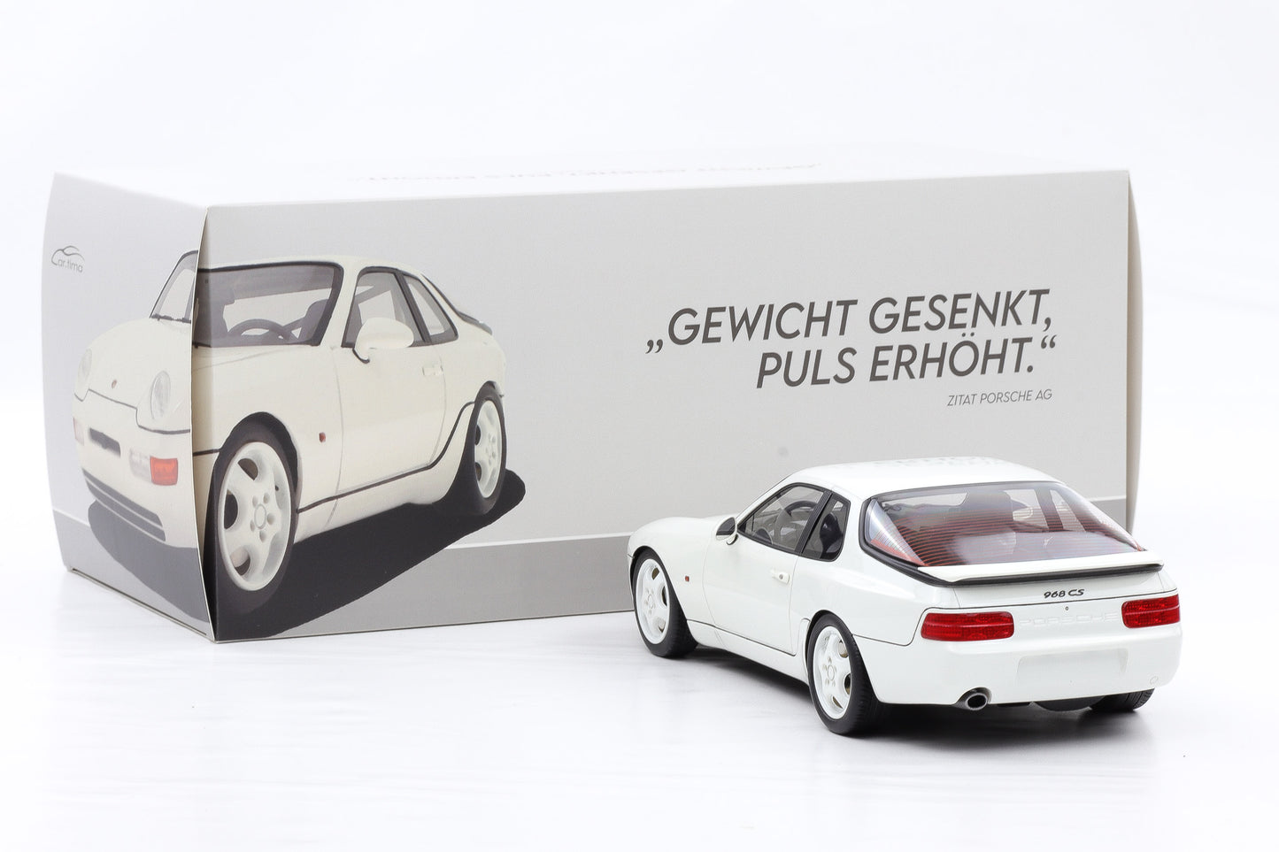 1:18 Porsche 968 CS Clubsport 1993 Grandprix-weiß Resin CAR01825017