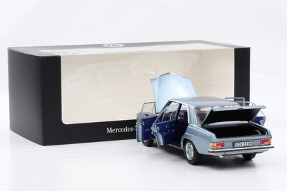 1:18 Mercedes-Benz 200 /8 W115 Graublau metallic 1968 Norev Dealer