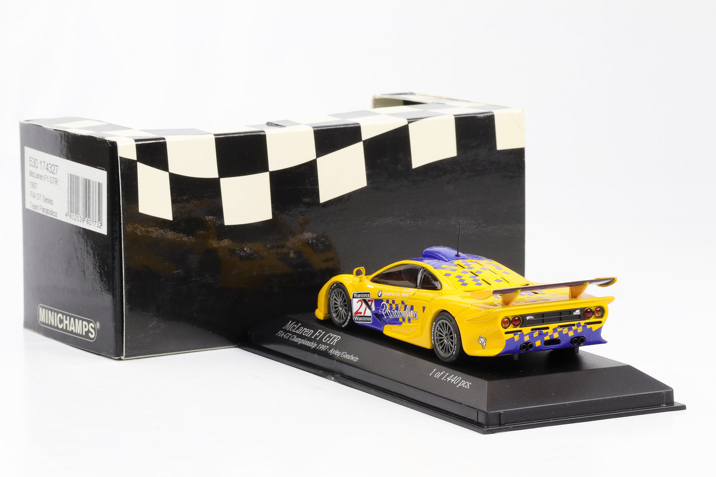 1:43 Minichamps McLaren F1 GTR FIA-GT Championship 1997 Team Parabolica Ayles Goodwin #27