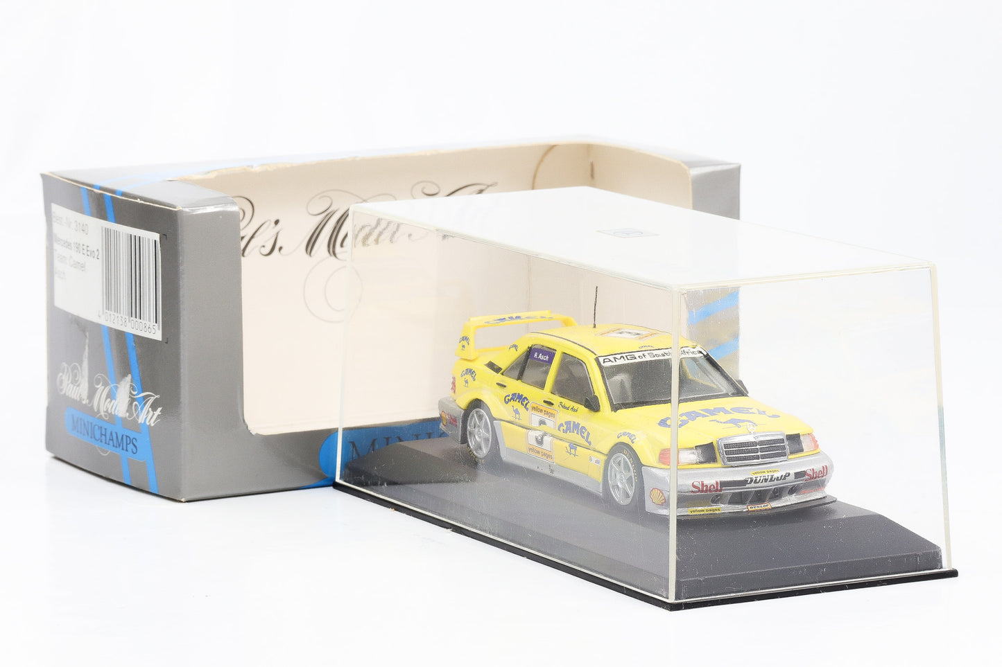 1:43 Minichamps Mercedes-Benz 190 E EVO 2 Team Camel R. Asch #3