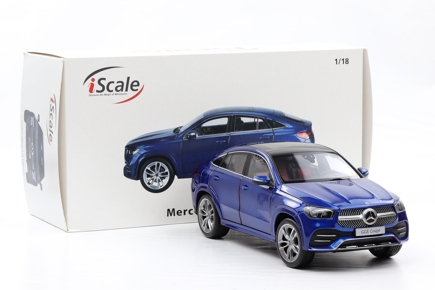 1:18 iScale Mercedes-Benz GLE Class Coupe C167 2020 brillant blue