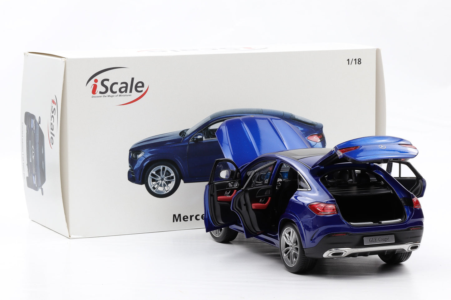 1:18 iScale Mercedes-Benz GLE Class Coupe C167 2020 brillant blue