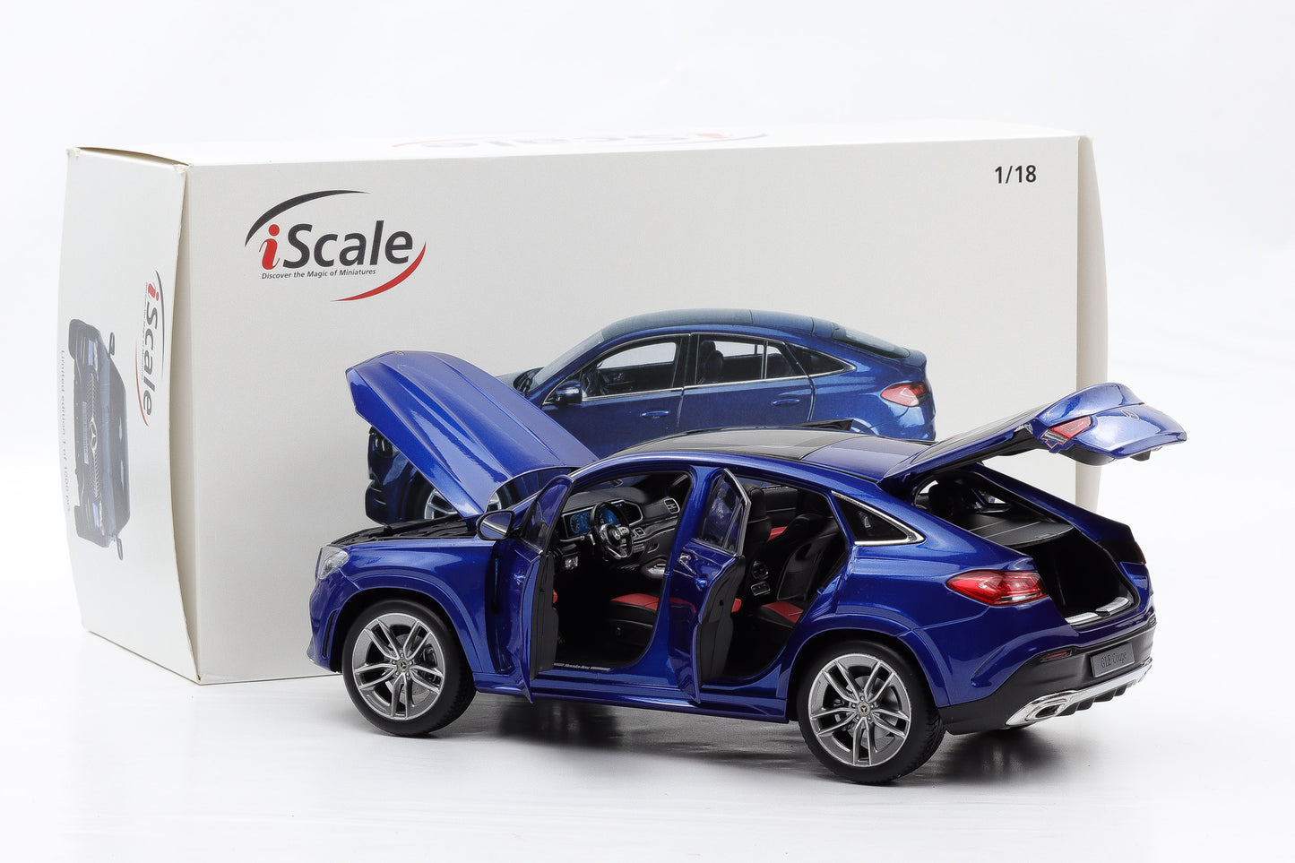 1:18 iScale Mercedes-Benz GLE Class Coupe C167 2020 brillant blue