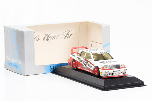 1:43 Minichamps Mercedes-Benz 190E 2,5-16 Evolution 2 West E. Lohr #78