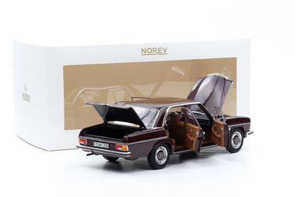 1:18 Norev Mercedes-Benz 200 /8 W115 dunkelrotbraun 1973 183778 limited
