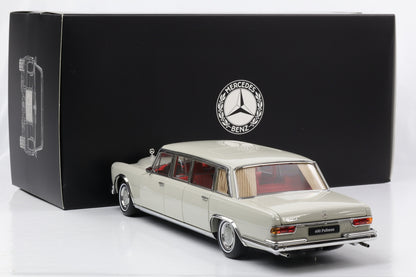 1:18 Mercedes-Benz 600 W100 Pullmann weißgrau NZG Dealer