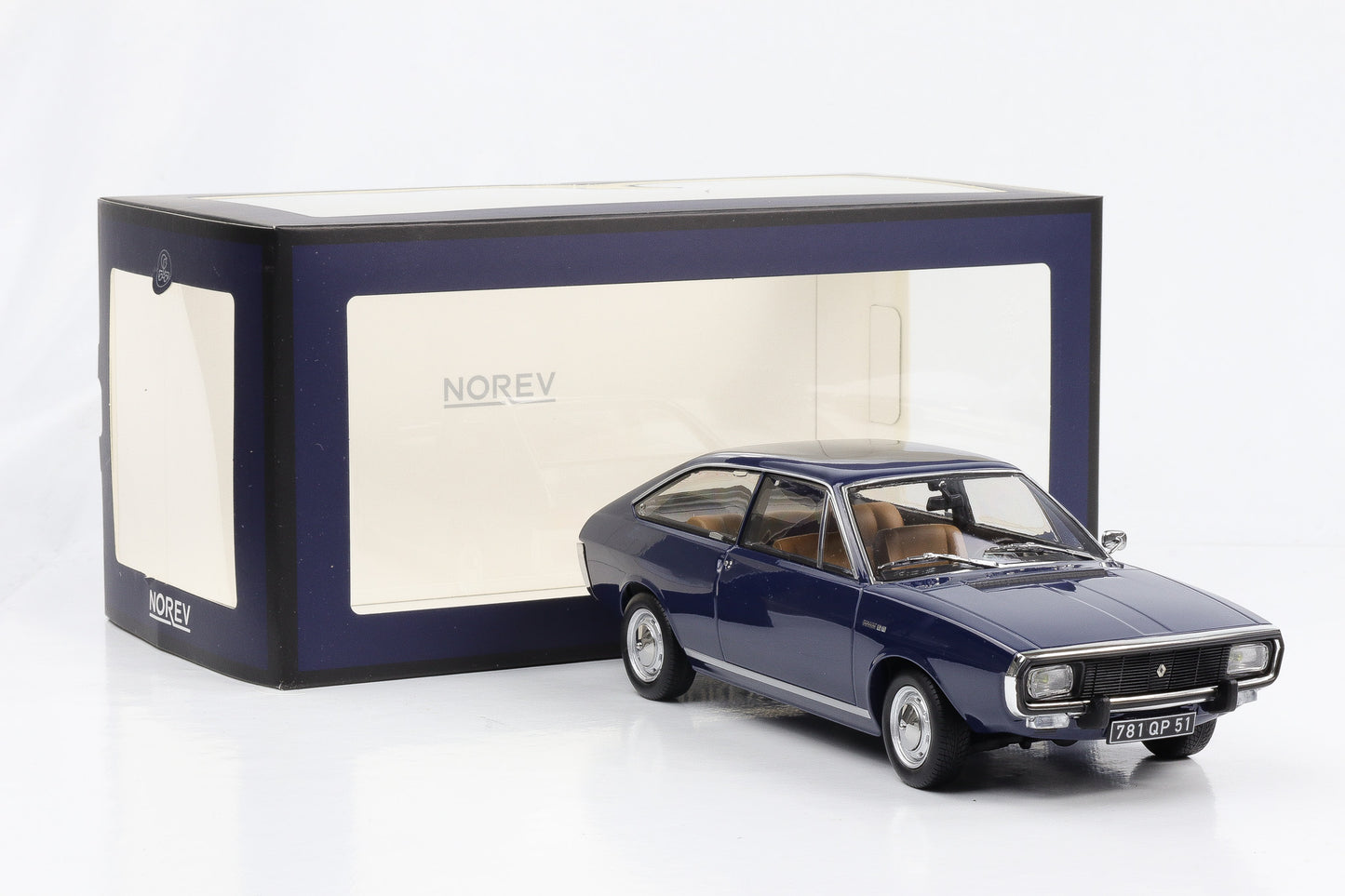 1:18 Citroen DS 21 Le Léman 1968 blu chiaro e scuro Norev