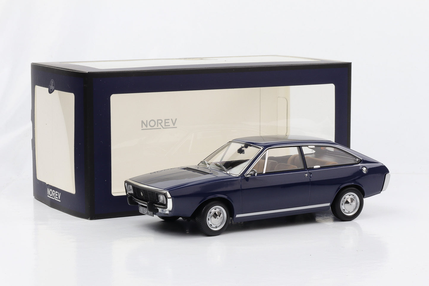 1:18 Citroen DS 21 Le Léman 1968 blu chiaro e scuro Norev