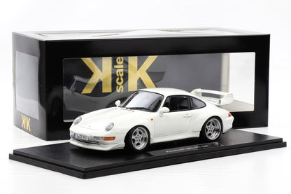 1:18 KK Scale Porsche 911 993 GT2 1996 Grandprix white mit Speedline Felgen / Diecast
