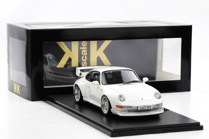 1:18 KK Scale Porsche 911 993 GT2 1996 Grandprix white mit Speedline Felgen / Diecast